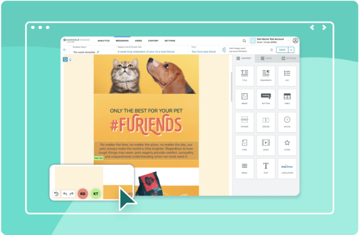 A stylized view of email composer and the autosave option